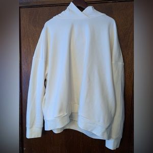 Women’s 3XL white hoodie